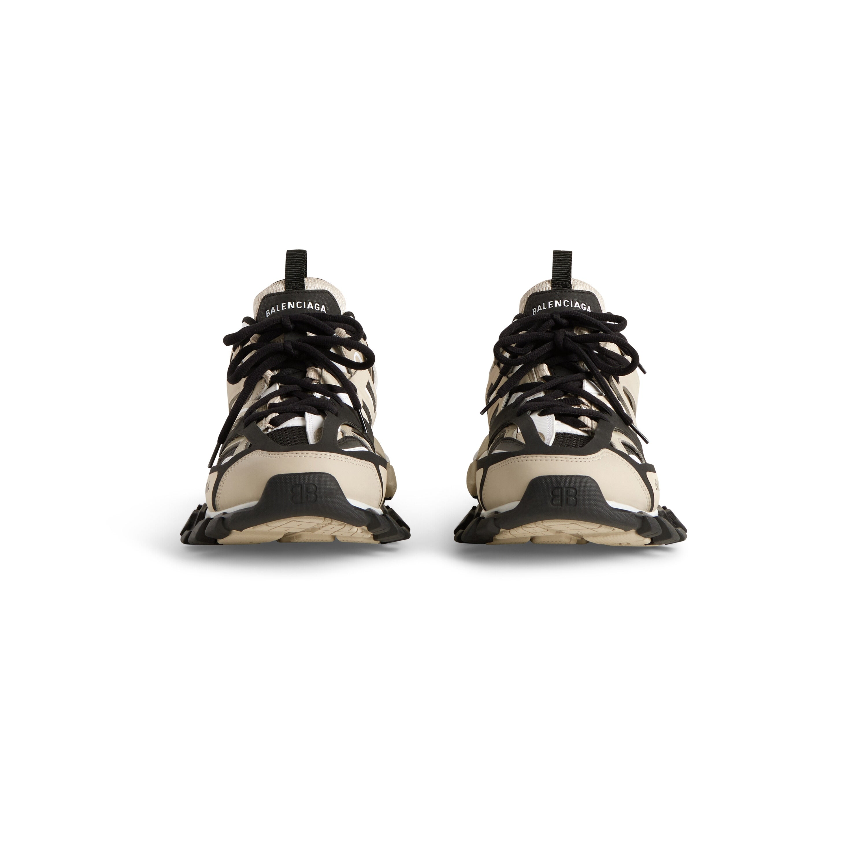 Balenciaga Track Cream Black